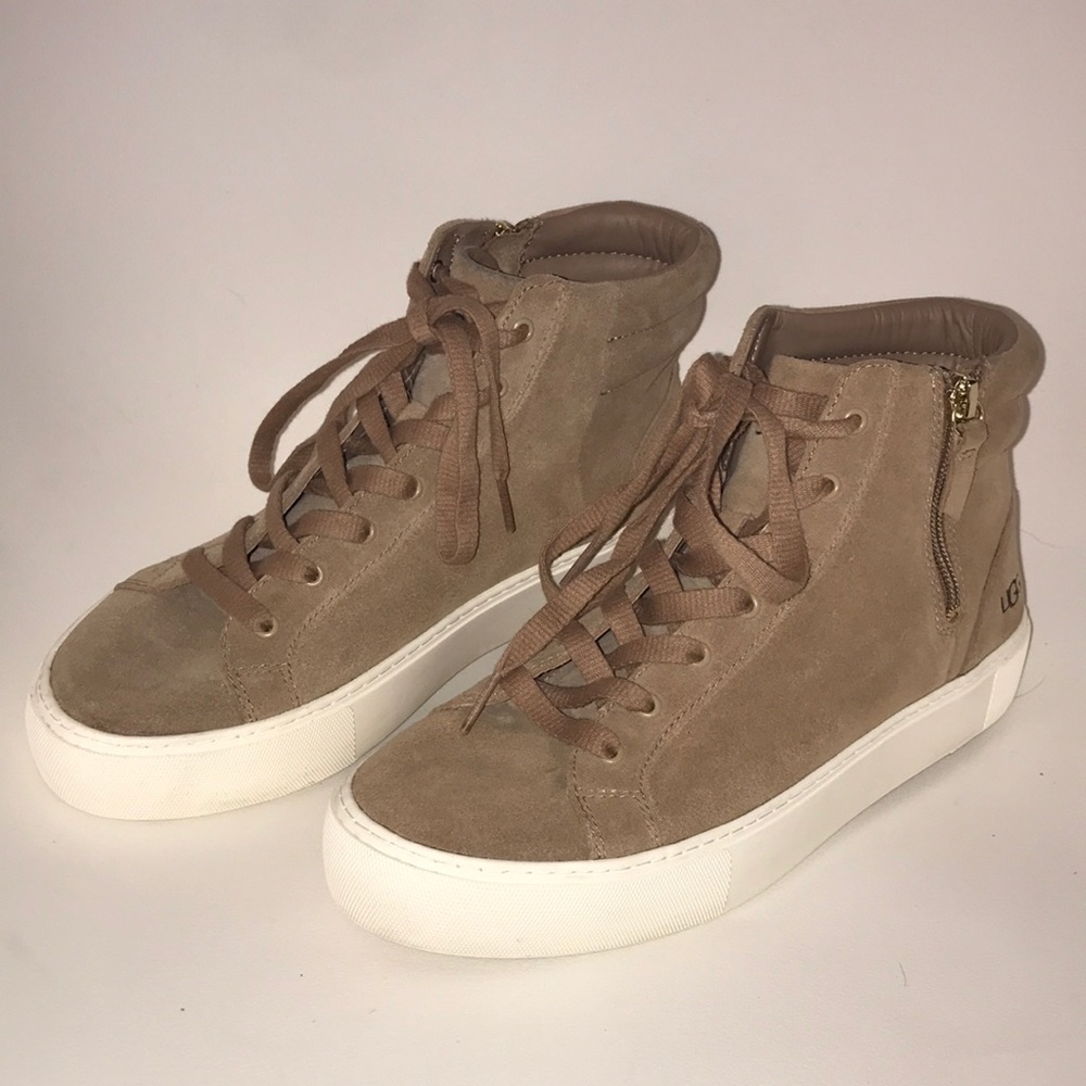 UGGs high top suede runner